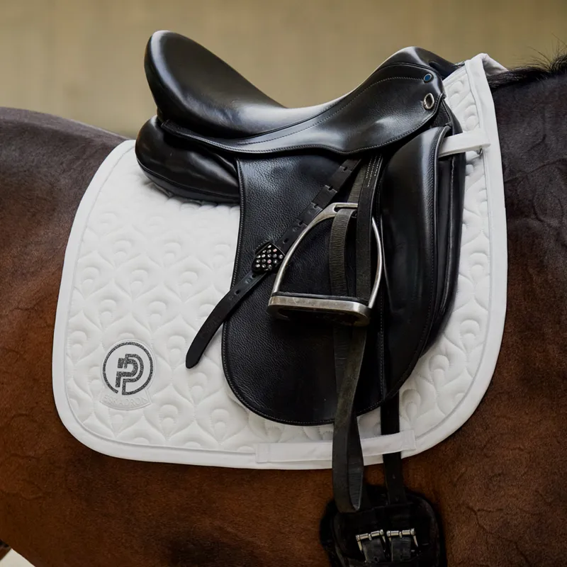 Eskadron Highgloss Peacock Saddlecloth Platinum Pure SS23 - White